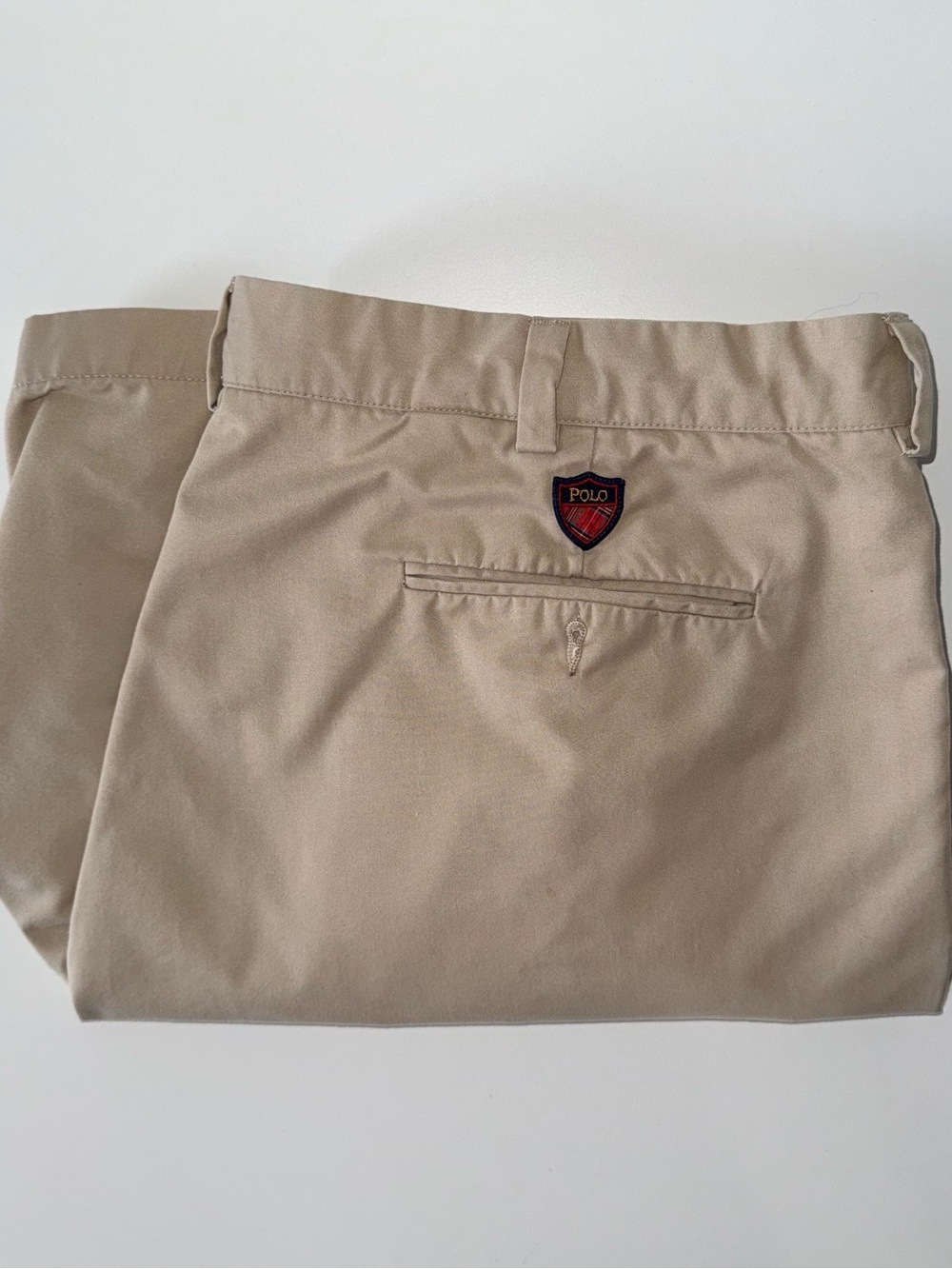 Polo Golf Ralph Lauren Classic Golf Shorts Men 42 Khaki Embroidered